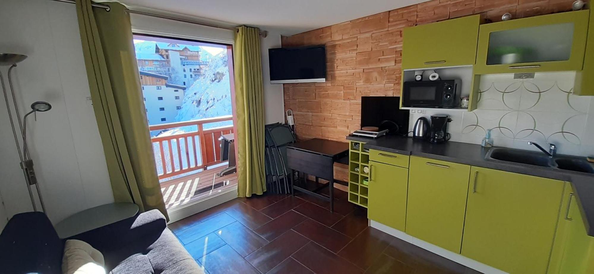 Charmant Studio 4 Pers Plein Centre Parking Prive Les Deux Alpes Exterior foto